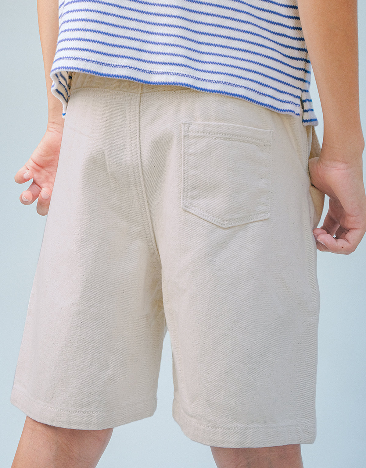 Cosmo Bermuda Shorts With Embroidered Patch