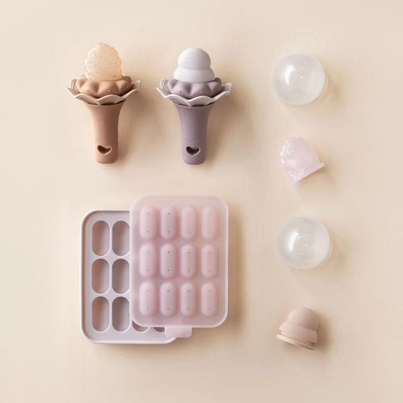 Baby Food Feeder - 2 Pack (Muted/Pale Mauve)