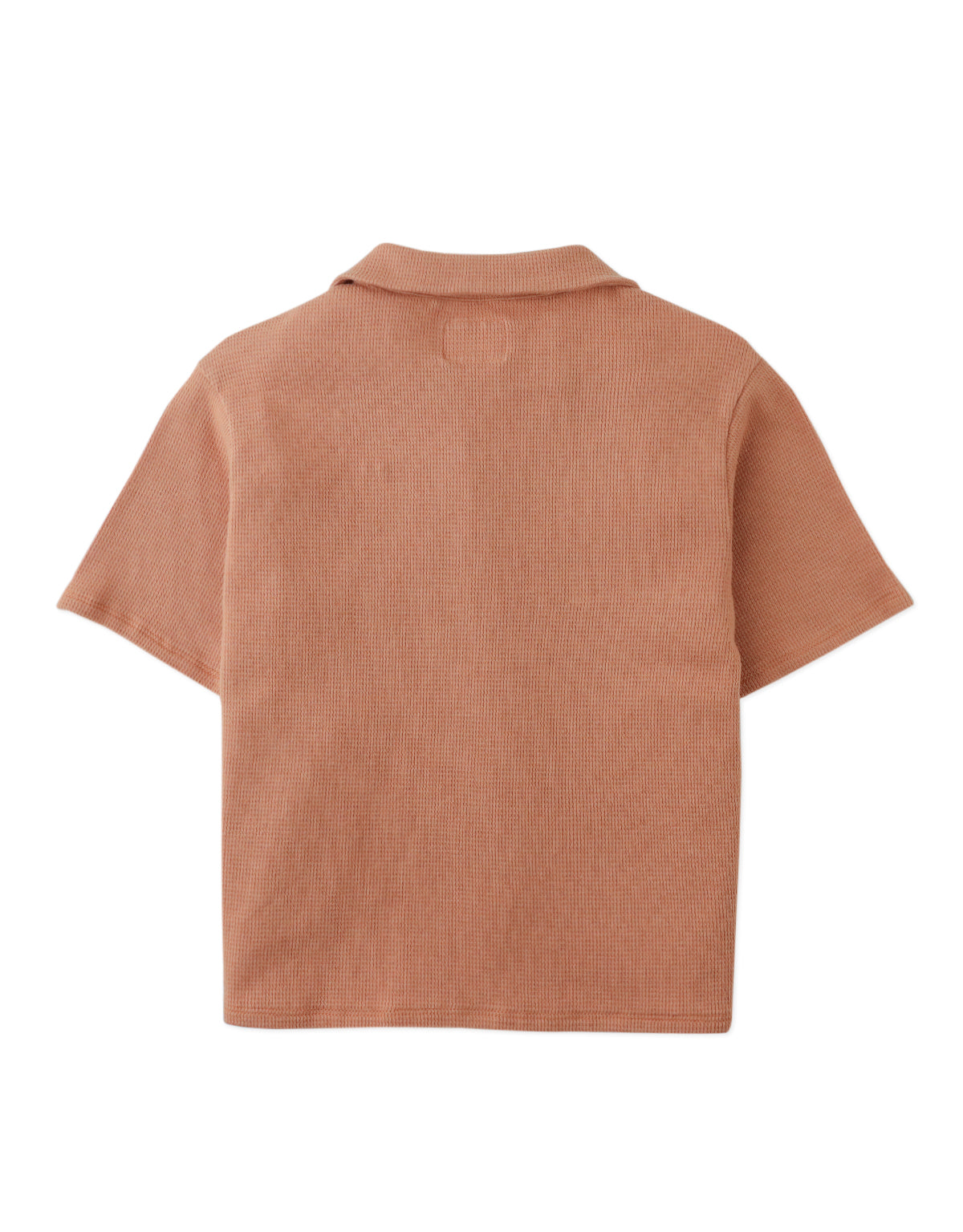 Tommy Waffle Knits Button Down Shirt With Toucan Embroidery
