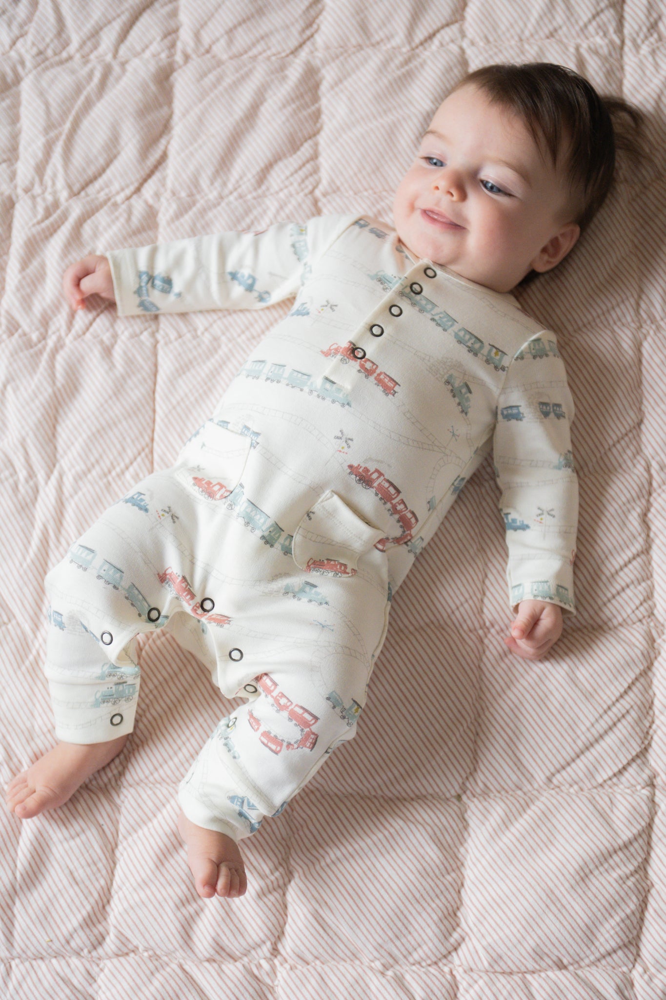 Henley Patch Pocket Romper