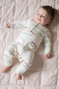 Henley Patch Pocket Romper
