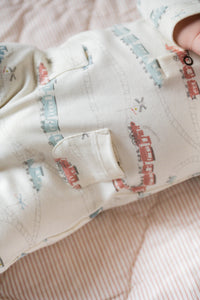 Henley Patch Pocket Romper