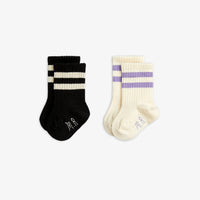 Stripe 2-pack baby sock