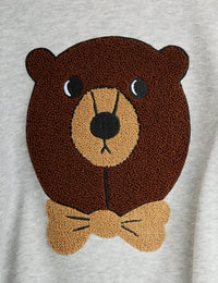Bear chenille sweatshirt