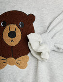 Bear chenille sweatshirt