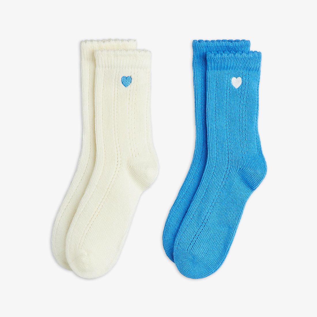Pointelle 2-pack socks