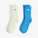 Pointelle 2-pack socks