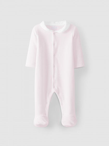 ROSA BABYGROW WITH ROUND COLLAR
