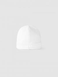 WHITE NEWBORN HAT