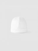 WHITE NEWBORN HAT