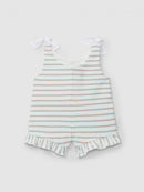 Jumpsuit in multi-coloured striped Aqua Blue