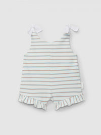 Jumpsuit in multi-coloured striped Aqua Blue