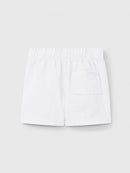 Pull-up shorts in plain twill