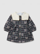 Dress W/ Collar (2136-Pi/Navy)