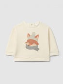Sweatshirt W/ Print (0035-Eng Blue)