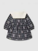 Dress W/ Collar (2136-Pi/Navy)