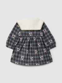 Dress W/ Collar (2136-Pi/Navy)