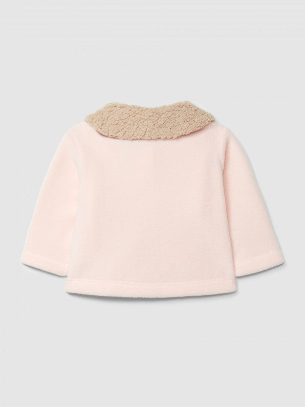 Polar Jacket W/ Fur Collar (0018-Pink)