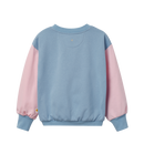 Butterfly Puff Print Oversized Sweatshirt