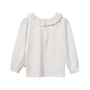 Broderie Collar Blouse White