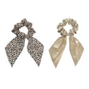 Leopard Love Scarf Scrunchies 2 Pack