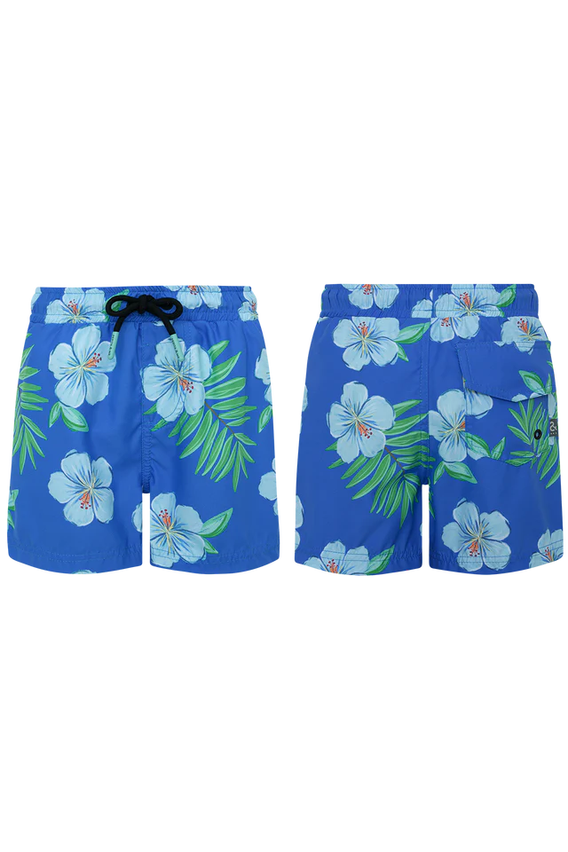 SWIMSHORTS - HIBISCUS AZUL