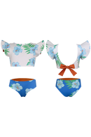DAYANA BIKINI - HIBISCUS AZUL ARENA Reversible Bottoms