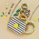 Lemon Drop Mini Bow Clip Set
