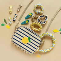 Lemon Drop Mini Bow Clip Set