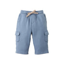 Baby Valentino Fleece Cargo Joggers (Blue)