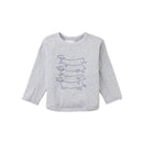 Baby Gianni Barrel Tee with Dachshund Outline Embroidery (Gray)