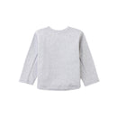 Baby Gianni Barrel Tee with Dachshund Outline Embroidery (Gray)