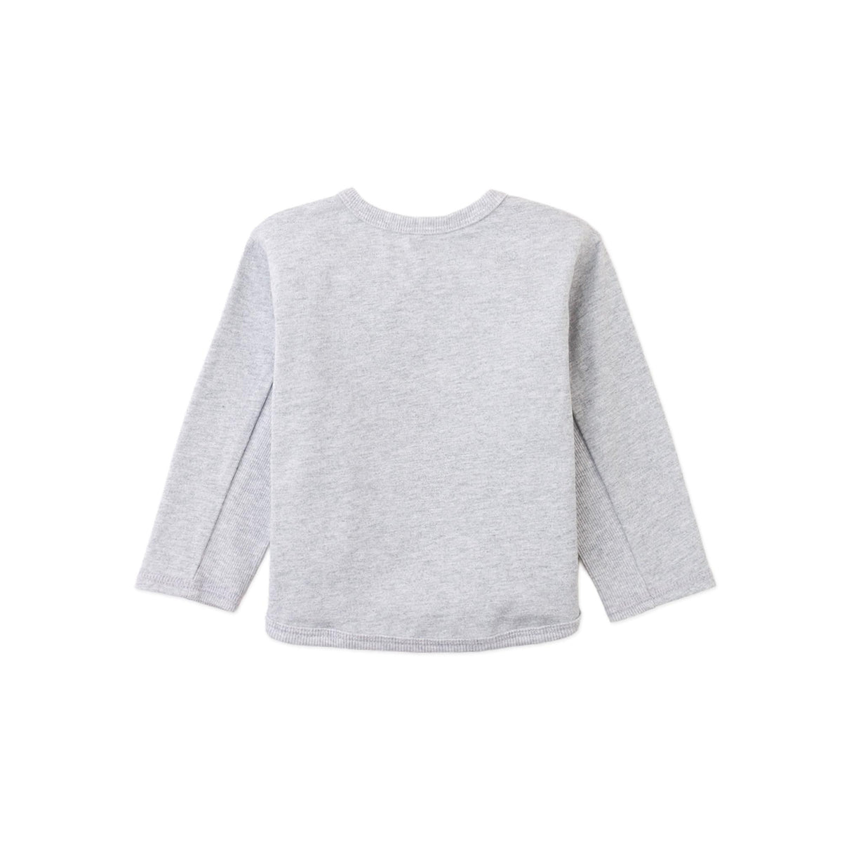 Baby Gianni Barrel Tee with Dachshund Outline Embroidery (Gray)