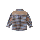 Baby Zeno Checkered Woven Workshirt with Fine Corduroy Combination (Multi)