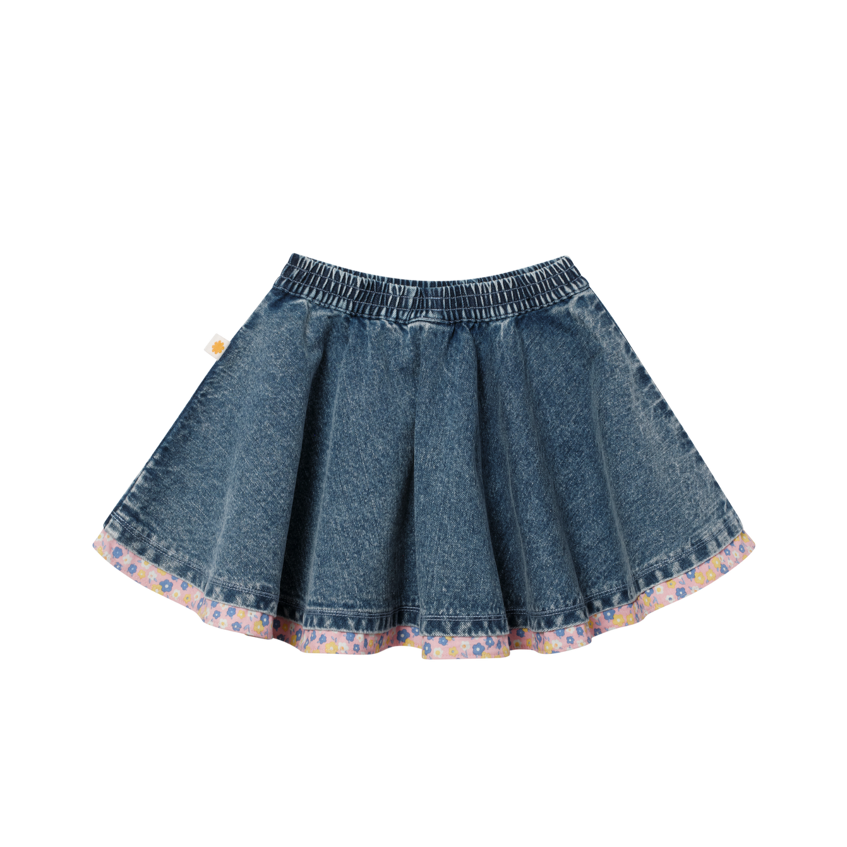 Floral Embroidered Skirt