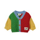Primary Colour Block Cardigan
