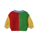 Primary Colour Block Cardigan