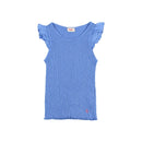 RIB RUFFLE T-SHIRT
