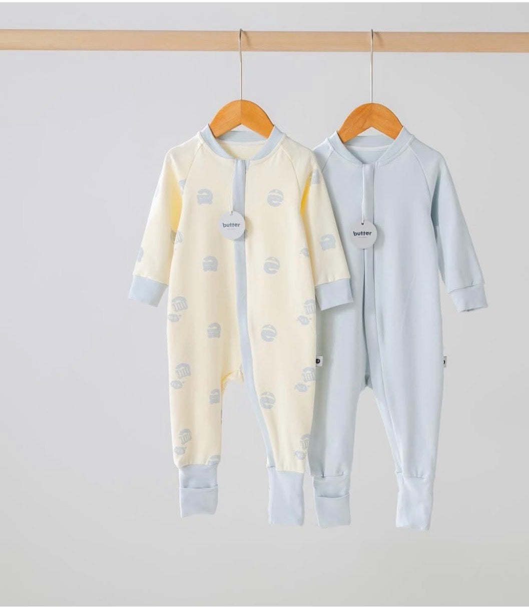 Set of 2 Jumpsuits Blue