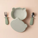 Baby Suction Bowl Set (Sage)