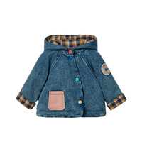Buddy Badge Denim Duffle Jacket
