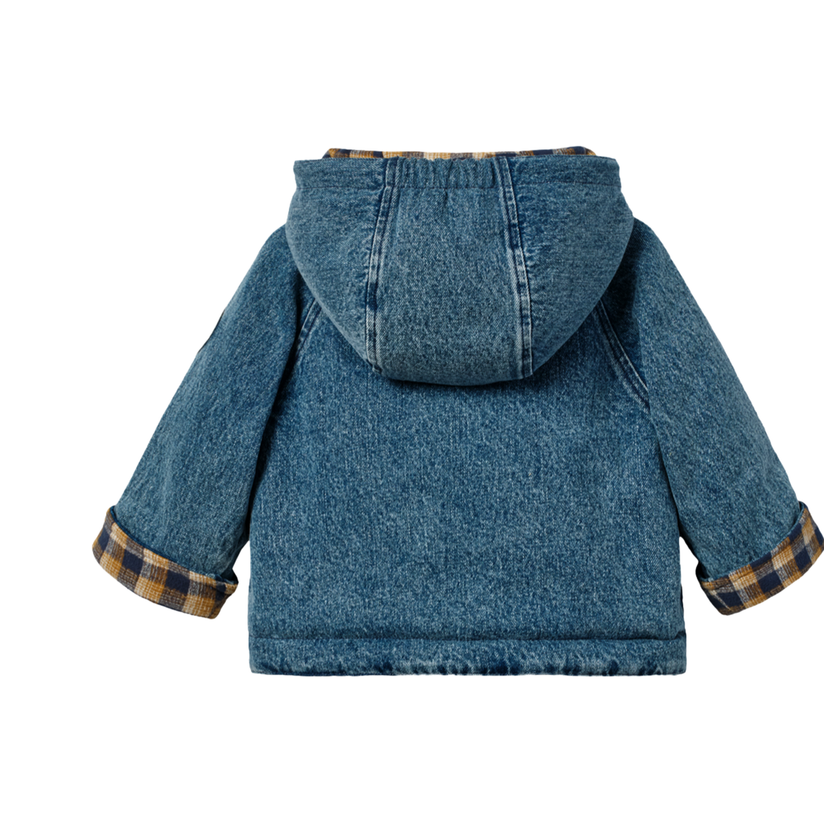 Buddy Badge Denim Duffle Jacket