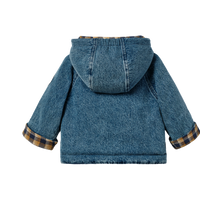 Buddy Badge Denim Duffle Jacket