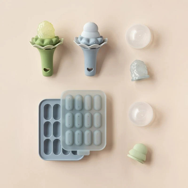 Baby Food Feeder - 2 Pack (Tarragon/Sky Blue)