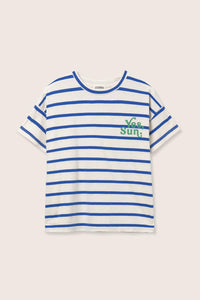 Striped Jersey Cotton Print T-Shirt