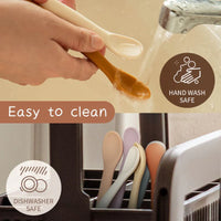 "Silicone Feeding Spoon (Grey/Warm Taupe/Ether/Sage)"