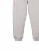 Alessio French Terry Joggers with Embroidery on Back Pocket (Beige)