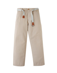 Moblit Regular-Fit Pants with Printed Garrison Belt