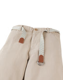 Moblit Regular-Fit Pants with Printed Garrison Belt