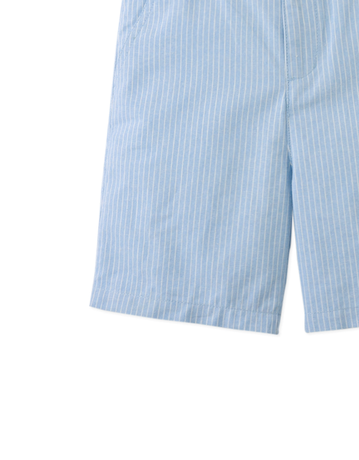 Louis Linen Cotton Stripe Regular Shorts